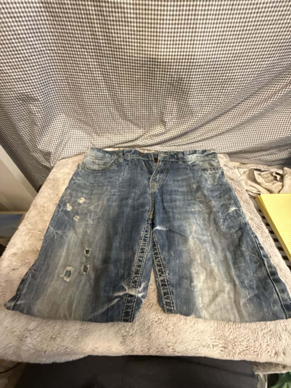 NormCore W36 L32 Distressed Denim Jeans